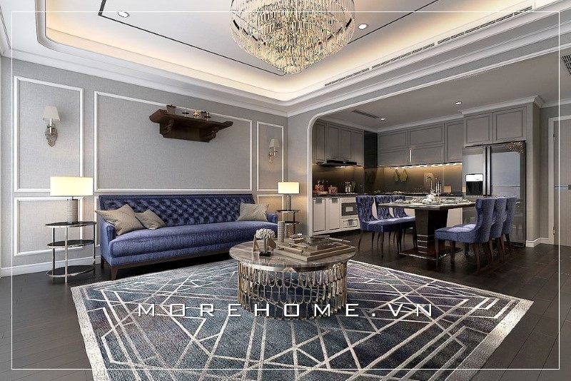 Thiết kế phòng khách biệt thự đẹp với đầy đủ những tiện nghi giúp gia chủ khẳng định vị thế xứng tầm.