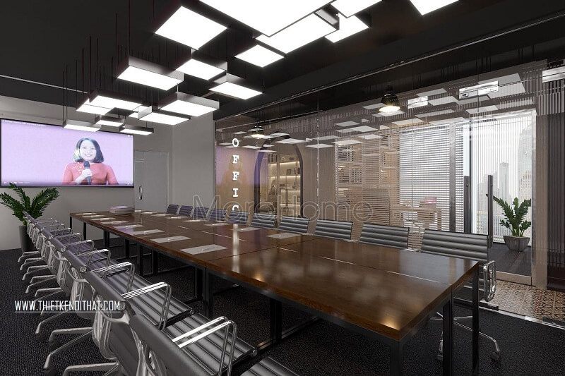 Thiết kế văn phòng hiện đại với đồ nội thất thông minh, tiện lợi